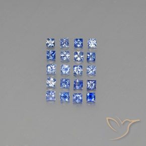 Medium Dark Blue Сапфир Камень - 0.1ct Огранка Принцесса (ID: 349130)