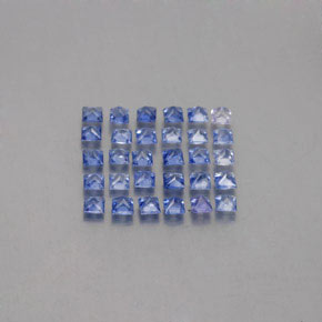 Sapphire Gemstone in 2 x 2 mm Size for Sale, Sapphire Stone in Blue Color