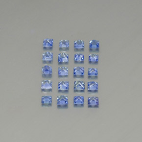 Sapphire Gemstones in 2.5 x 2.5 mm Size for Sale, Sapphire Stones in Medium Dark Blue Color