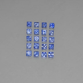 1.51 ct Blue Sapphire Gemstone, Sapphire Gem in Princess-Cut Shape for Sale.