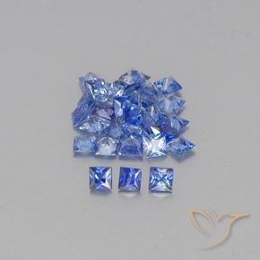Medium Dark Blue Сапфир Камень - 0.1ct Огранка Принцесса (ID: 349523)