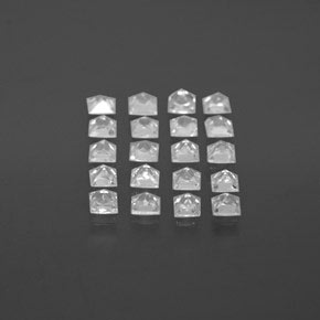 Sapphire Gemstones in 2.2 x 2.2 mm Size for Sale, Sapphire Stones in White Color