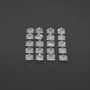 Sapphire Gemstone in 2.1 x 2.1 mm Size for Sale, Sapphire Stone in White Color