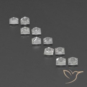 Sapphire Gemstones in 2.7 x 2.7 mm Size for Sale, Sapphire Stones in White Color