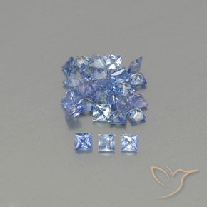 2.19ctw Natural Pastel Blue Sapphire, Square, VVS-VS