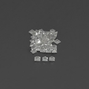 Sapphire Gemstone in 1.7 x 1.7 mm Size for Sale, Sapphire Stone in White Color