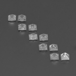 Sapphire Gemstone in 2.8 x 2.8 mm Size for Sale, Sapphire Stone in White Color