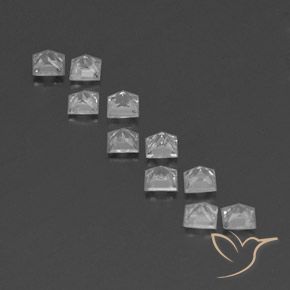 Sapphire Gemstones in 2.8 x 2.7 mm Size for Sale, Sapphire Stones in White Color