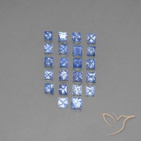 Medium Dark Blue Sapphire Gem - 0.2ct Princess-Cut (ID: 349948)
