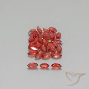 2.76ctw Natural Dark Red Sapphire, Marquise, VS-SI