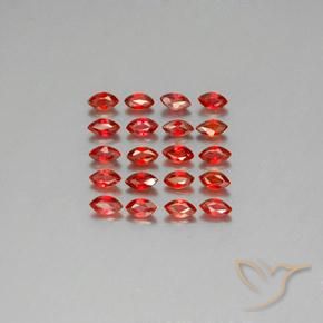 3.45ctw Natural Deep Red Sapphire, Marquise, VS-SI