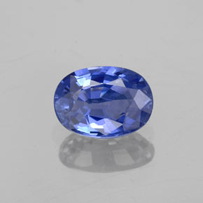 1.01 ct Blue Sapphire Gemstone, Sapphire Gem in Oval Facet Shape for Sale.