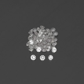 1.14 ct White Sapphire Gemstone, Sapphire Gem in Diamond-Cut Shape for Sale.