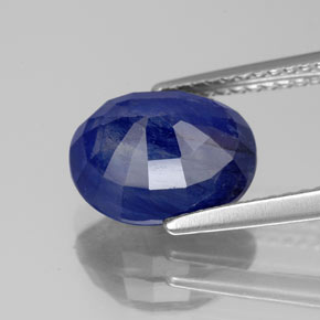 Sapphire Gemstone in 10 x 8 mm (calibrated) Size for Sale, Sapphire Stone in Blue Color