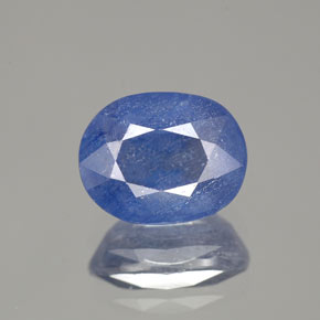 2.93 ct Blue Sapphire Gemstone, Sapphire Gem in Oval Facet Shape for Sale.