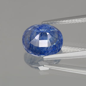 Sapphire Gemstone in 10.6 x 9.4 mm Size for Sale, Sapphire Stone in Blue Color