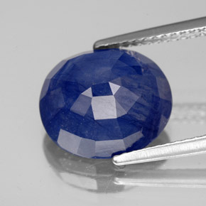 Sapphire Gemstone in 12 x 10 mm (calibrated) Size for Sale, Sapphire Stone in Blue Color