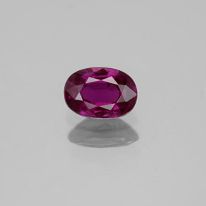 0.62 ct Violet Sapphire Gemstone, Sapphire Gem in Oval Facet Shape for Sale.