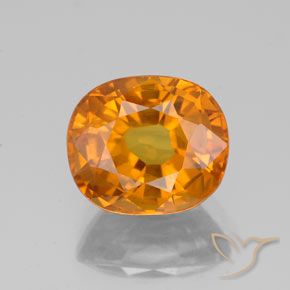48 Karat Orange Saphir Lose Edelstein Natürlich Rund 12 Stück AGI Zertifiziert 