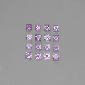 0.2ct Princess-Cut Pinkish Violet Sapphire Gem for sale 0.2ct Princess-Cut Pinkish Violet Sapphire Gem (ID: 354125)