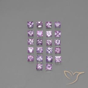 2.82 ct Loose Purple Sapphire, 2.7 x 2.6 mm Princess Cut From Tanzania, Photo A