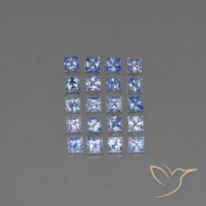 Medium Dark Blue Sapphire Gem - 0.2ct Princess-Cut (ID: 354396)
