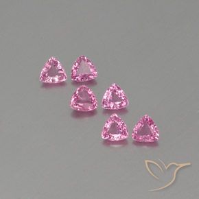 Zafiro rosa de 1,66 quilates, corte de 4,1 x 4 mm billones de Madagascar, Photo A