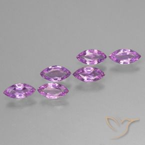 1.45 ctw Purple Sapphire Stones, Natural Sapphire in Marquise Facet Shape for Sale