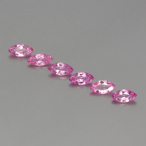 Темно-розовый Сапфир Камень - 0.3ct Фасетная Маркиза (ID: 358867)