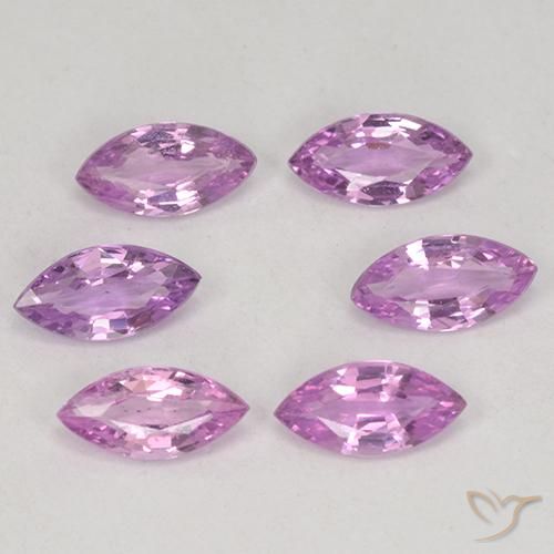1.68 ct Loose Pink Sapphire, 5.9 x 3 mm Marquise Cut From Tanzania, Photo A
