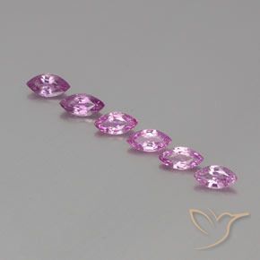 Светло-розовый Сапфир Камень - 0.3ct Фасетная Маркиза (ID: 358922)