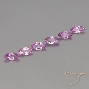 1.62 ctw Pink Sapphire Stones, Natural Sapphire in Marquise Facet Shape for Sale