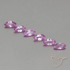 1.64 ct Loose Purple Sapphire, 6 x 3.1 mm Marquise Cut From Tanzania, Photo A