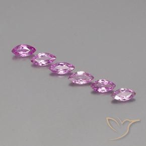 1.47 ct Loose Purple Sapphire, 5.9 x 2.9 mm Marquise Cut From Tanzania, Photo A