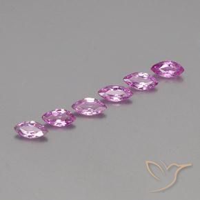 1.47 ctw Purple Sapphire Stones, Natural Sapphire in Marquise Facet Shape for Sale