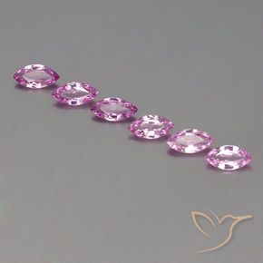 1.5 ct Loose Purple Sapphire, 6 x 3 mm Marquise Cut From Tanzania, Photo A