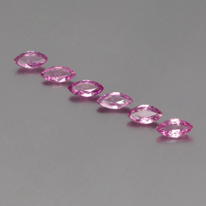 Medium Pink Sapphire Gem - 0.3ct Marquise Facet (ID: 359006)