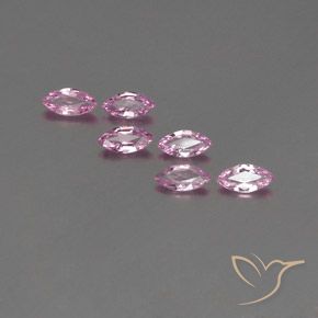 1.47 ct Loose Pink Sapphire, 5.9 x 3 mm Marquise Cut From Tanzania, Photo A