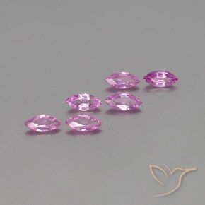 1.38 ctw Purple Sapphire Stones, Natural Sapphire in Marquise Facet Shape for Sale