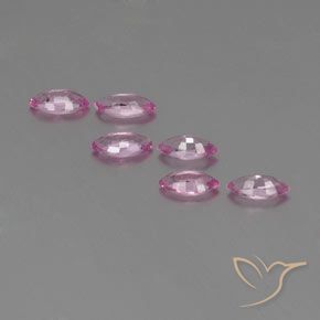 Sapphire Gemstones in 6 x 3.1 mm Size for Sale, Sapphire Stones in Light Purple Color