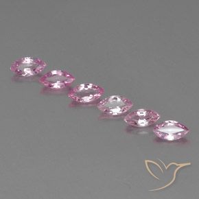 Very Light Royal Purple Pink Saphir Edelstein - 0.4ct Marquiseschliff (ID: 359512)
