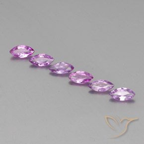 1.51 ct Loose Purple Sapphire, 6 x 3.1 mm Marquise Cut From Tanzania, Photo A