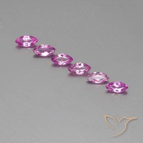 1.43 ct Loose Purple Sapphire, 5.8 x 2.9 mm Marquise Cut From Tanzania, Photo A
