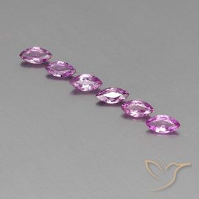 1.63 ct Loose Purple Sapphire, 6 x 3.2 mm Marquise Cut From Tanzania, Photo A