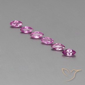 1.4 ct Loose Purple Sapphire, 5.8 x 2.9 mm Marquise Cut From Tanzania, Photo A