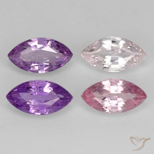 Mehrfarbig Saphir Edelstein - 0.3ct Marquiseschliff (ID: 359899)