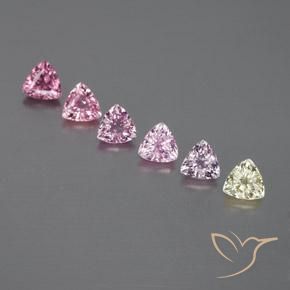 Multicolor Zafiro Gema - 0.2ct Forma trillón (ID: 360071)