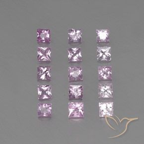 Medium-Light Pink Сапфир Камень - 0.1ct Огранка Принцесса (ID: 361475)