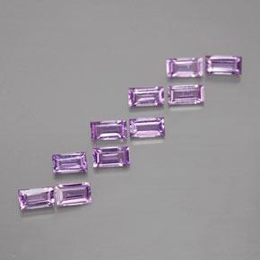 Orchid Zaffiro Gem - 0.1ct Baguette sfaccettata (ID: 366748)