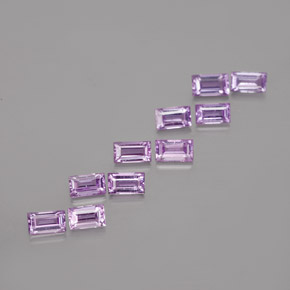 Medium Violet Сапфир Камень - 0.1ct Фасетная Огранка Багет (ID: 366756)